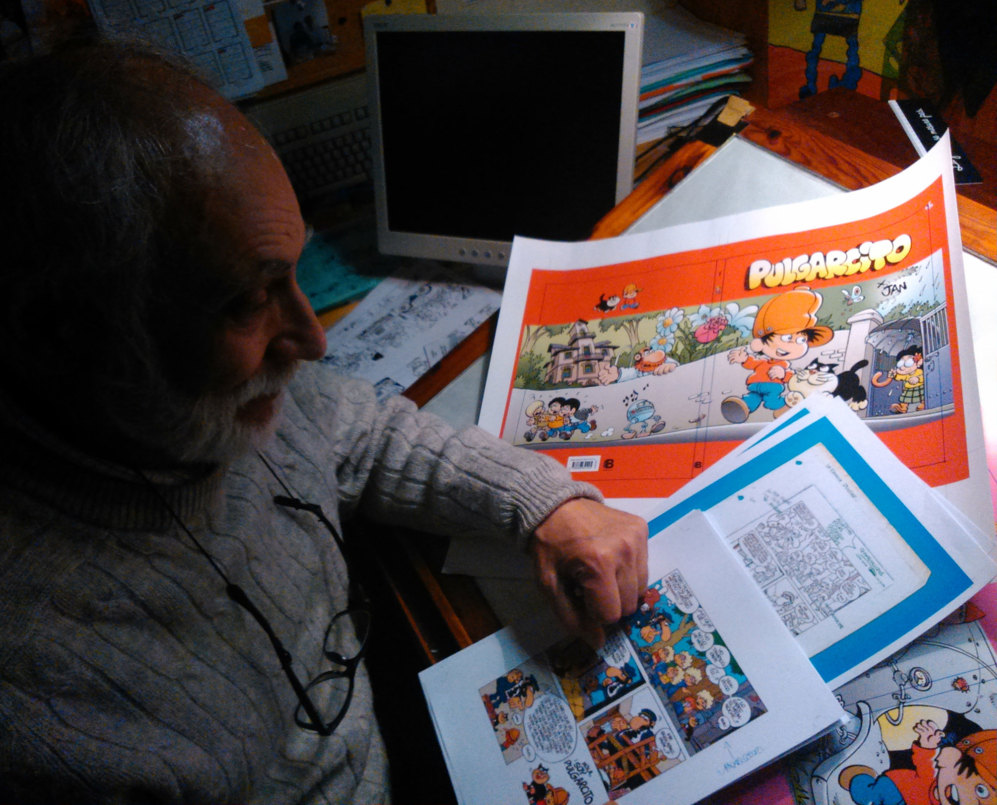 Jan, alias del guionista y dibujante leons Juan Lpez Fernndez,...
