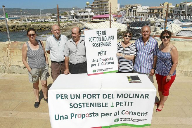 Vecinos del Molinar en contra de la ampliacin del puerto deportivo