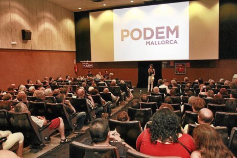 Debate de Podem Mallorca la semana pasada en el CineCiutat.