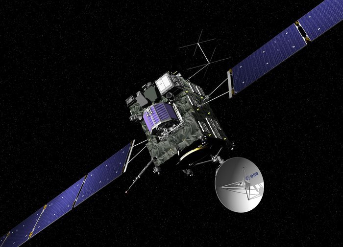 Noviembre de 2009. Recreacin de la sonda espacial Rosetta.