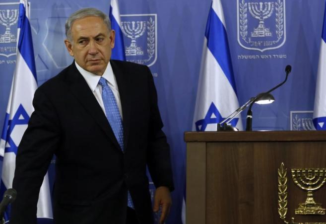 El primer ministro israel, Benjamin Netanyahu, en Tel Aviv.