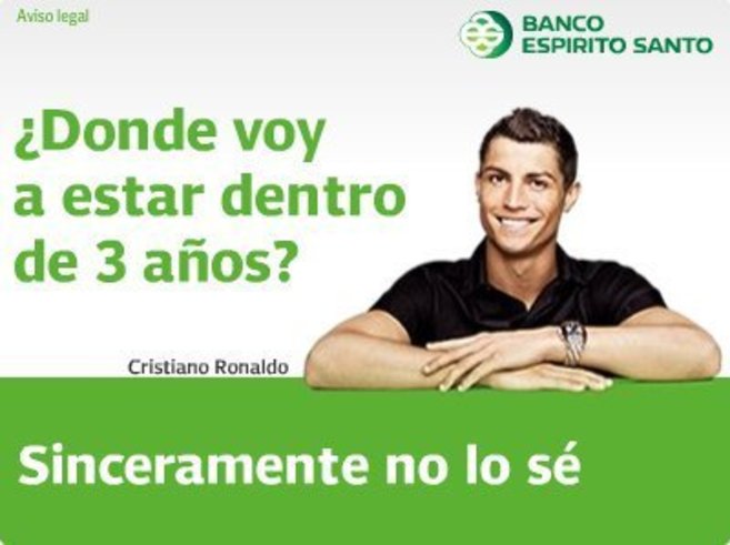 Pocos Lavar ventanas Pintura Cristiano Ronaldo 'huye' del Espírito Santo al Novo Banco | Fútbol | EL  MUNDO