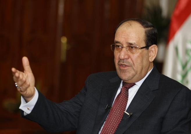 Nuri al Maliki durante un reciente discurso.