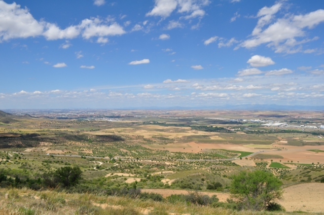 Vista del valle del Henares desde Los Santos de la Humosa