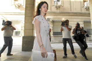 Mercedes Alaya llega a los juzgados de Sevilla.