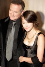 Con su hija, en 2006.