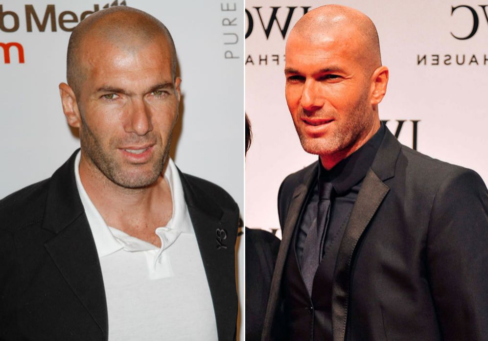 Zinedine Zidane (42): Este ex jugador de ftbol es otro de los que ha...