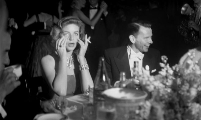 Sinatra y Bacall dejaron verse en fiestas poco despu�s de la muerte...