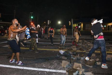 Imagen de los disturbios en Ferguson.