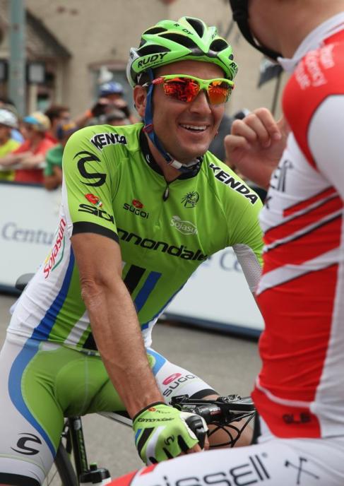 Ivan Basso con su anterior equipo, Cannondale.