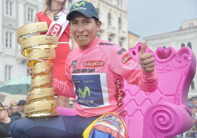 Nairo Quintana fue el ganador del Giro de Italia 2014.