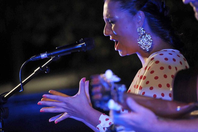La cantaora Marina Heredia, en los 'Jueves Flamencos' de...