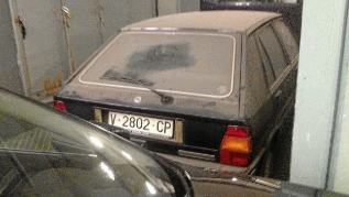 Imagen del coche de la alcaldesa.