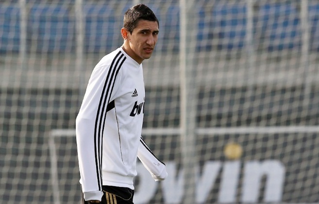Di Mara, durante un entrenamiento con el Real Madrid.