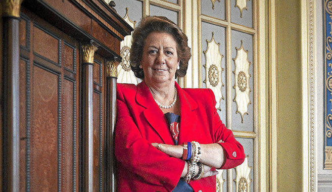 La alcaldesa de Valencia, Rita Barber, en una de las instancias del...