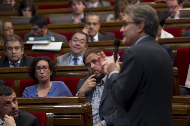 Sesion de control en el Parlamento de Catalunya, en la foto Oriol...