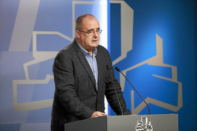 El portavoz del PNV en el Parlamento vasco y presidente del EBB del...