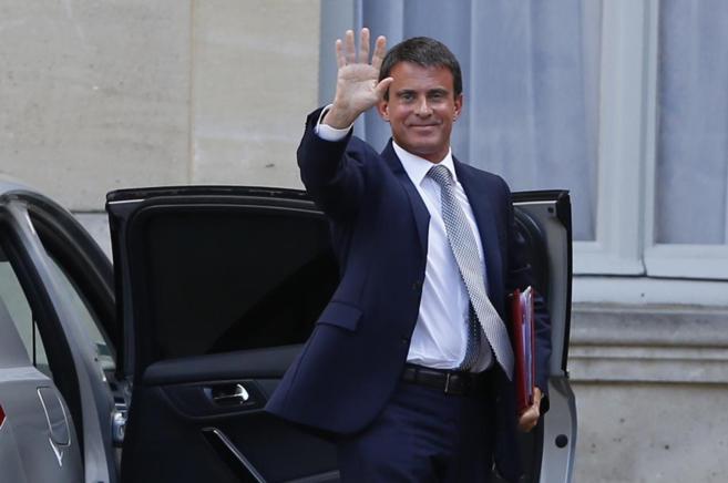El Primer Ministro francs, Manuel Valls, hoy en Pars.