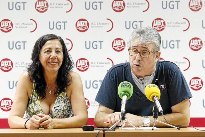 El responsable de Justicia de UGT en Alicante Juan Pedro Pelegrn,...