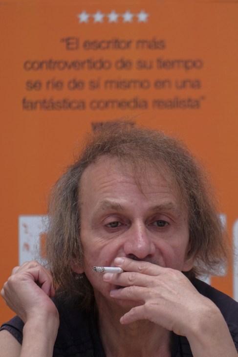 El escritor Michel Houellebecq en Madrid en la presentacin de la...
