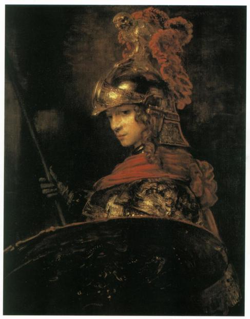 Alejandro Magno retratado por Rembrandt.