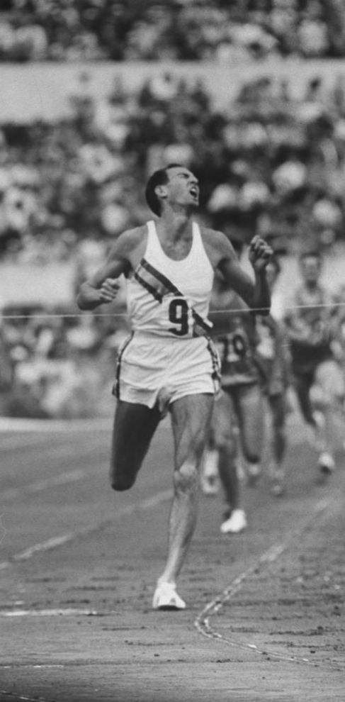 Herb Elliott, ganador en los 1.500 de los Juegos de Roma.