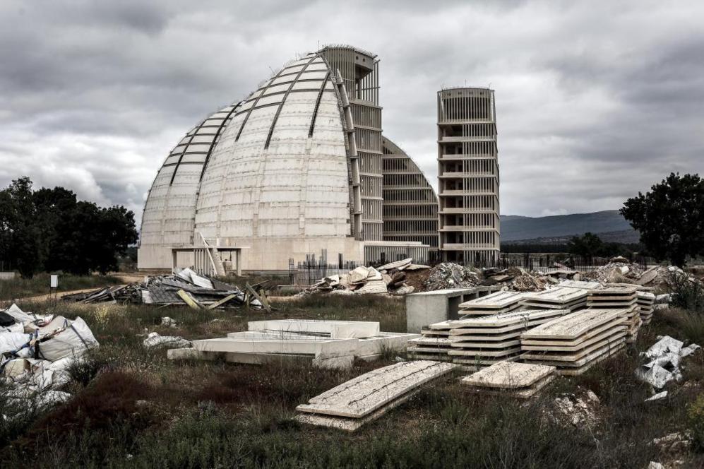 Las cúpulas de la energía de la Ciudad del Medio Ambiente de Soria,...