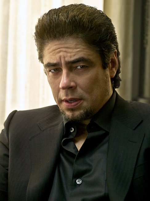 El actor puertoriqueo Benicio del Toro