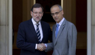 Rajoy y Mart, hoy en la Moncloa.