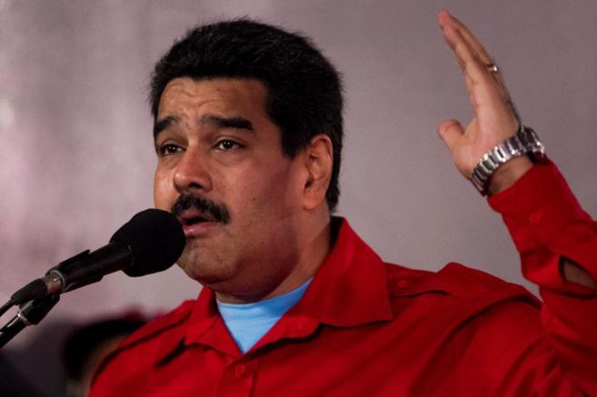 El presidente venezolano, Nicols Maduro, participa en el acto de...