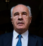 El ex conseller Rafael Blasco, a su salida del TSJ de Valencia.