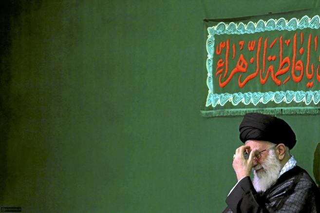 El lder supremo iran, el ayatol Ali Jamenei, durante una...