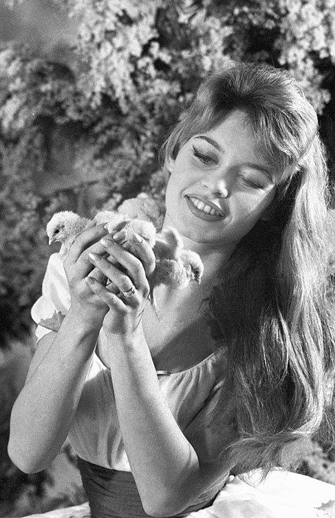 Brigitte Bardot, en 1956.