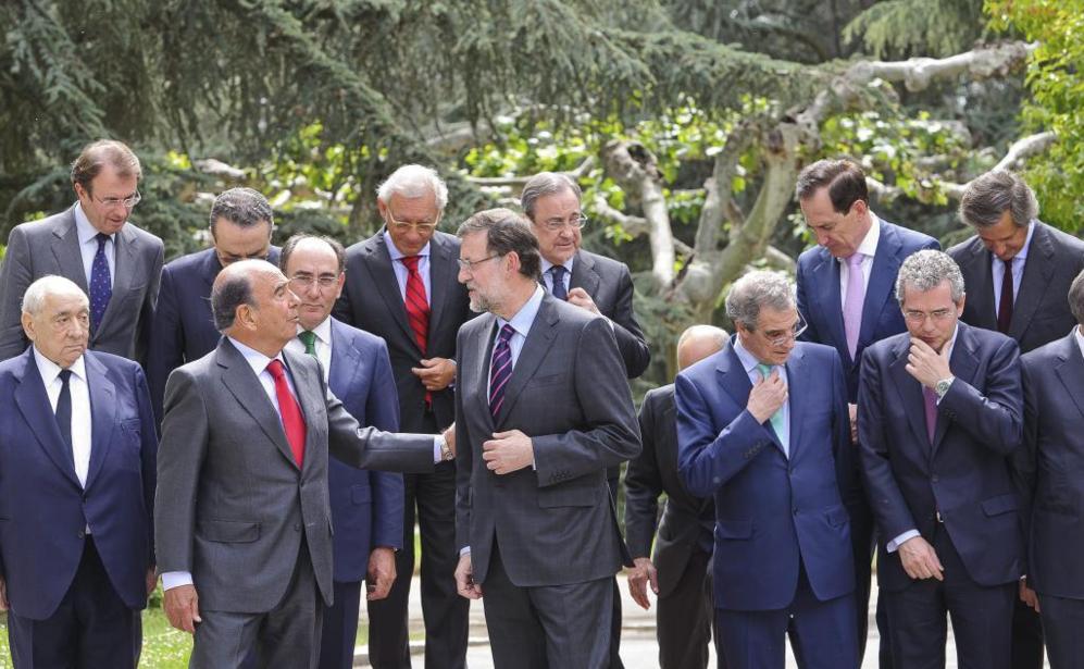 Reunin en Moncloa del presidente del Gobierno, Mariano Rajoy, con...