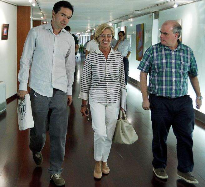 Rosa Dez, junto a otros dirigentes de UPyD, en el Consejo Poltico...