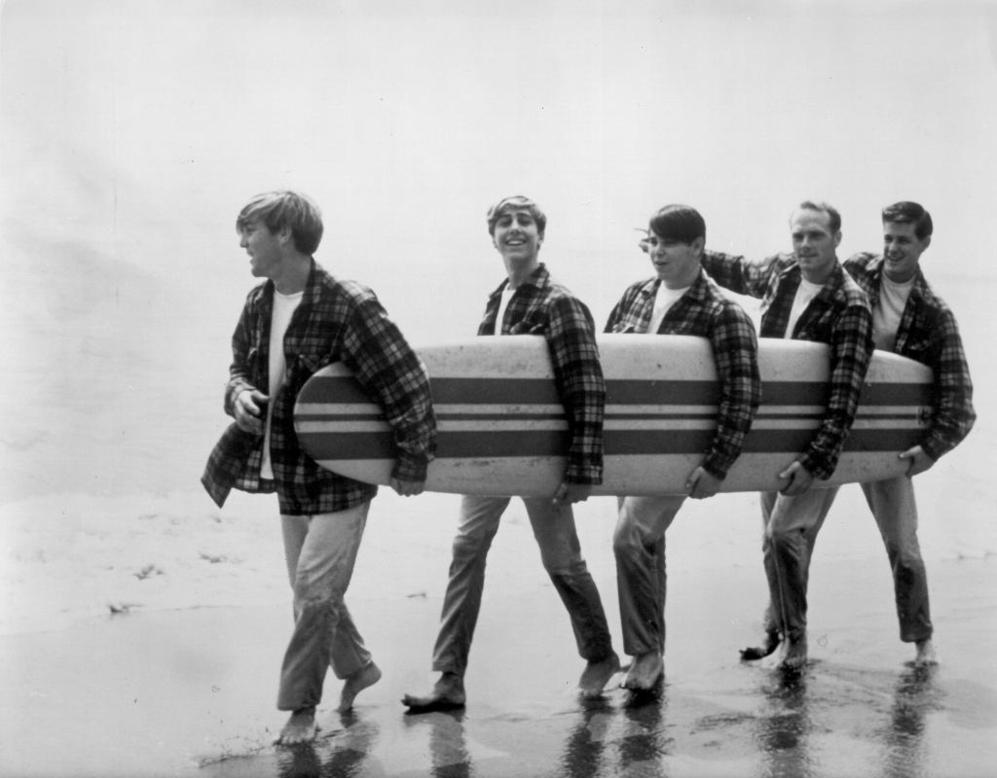 Los Beach Boys,   en una de sus imgenes ms conocidas.