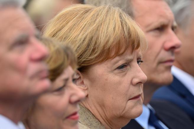 La canciller alemana, Angela Merkel, durante un acto en Berlín.