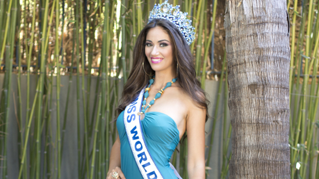 Lourdes Rodrguez, la representante espaola en Miss Mundo.