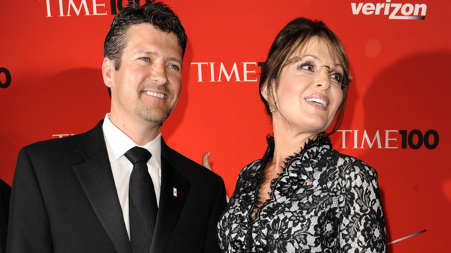 Sarah Palin junto a su marido Todd.