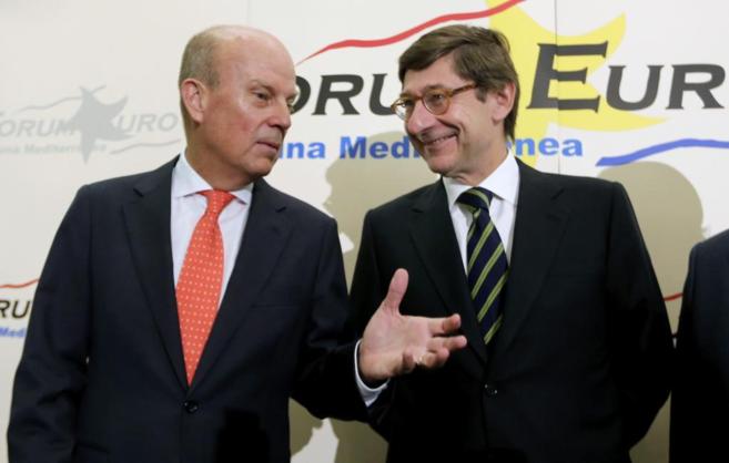 El conseller de Economa, Mximo Buch, junto al presidente de...