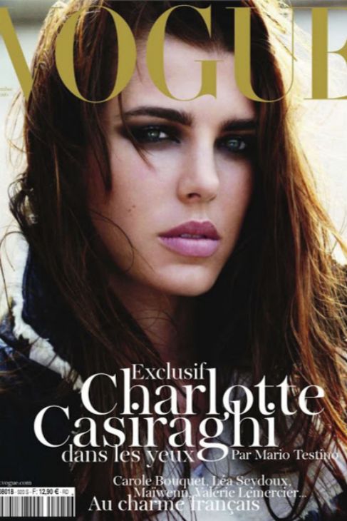 No es la primera vez que Carlota posa en la portada de una revista de...