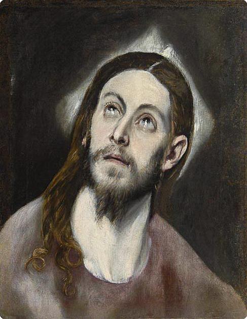 Imagen de Cristo en uno de los Apostolados de El Greco.