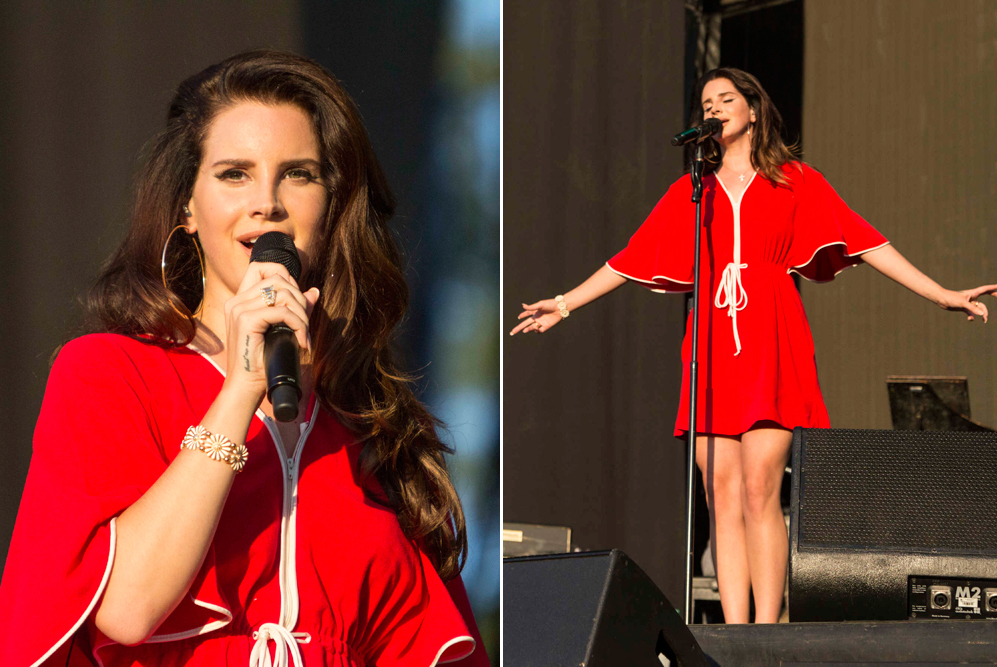 Lana del Rey deleit a sus fans con su actuacin en el Music Midtown...
