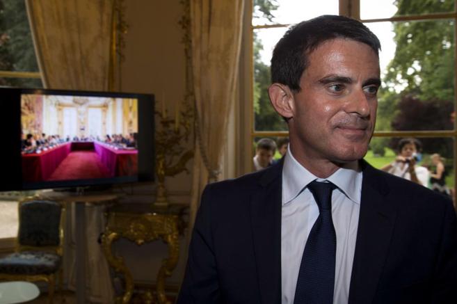Manuel Valls, primer ministro francs.