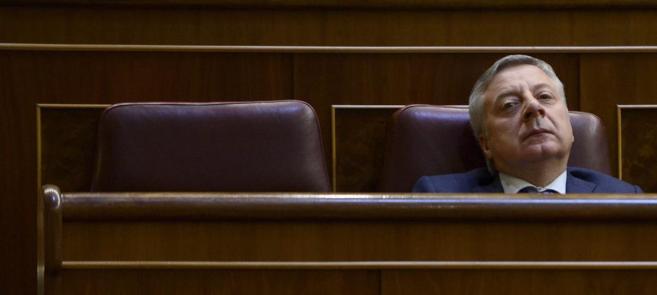 El ex ministro Jos Blanco en el Congreso de los Diputados.