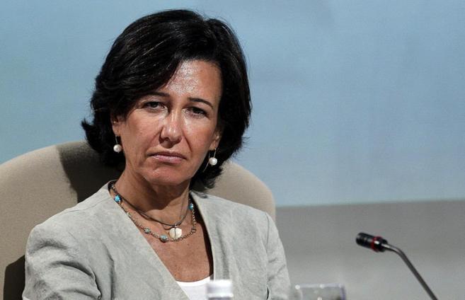 Ana Patricia Botn, presidenta del banco Santander.