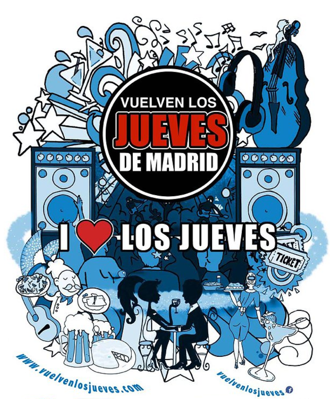 Cartel de promocin de 'Vuelven los jueves de Madrid'.
