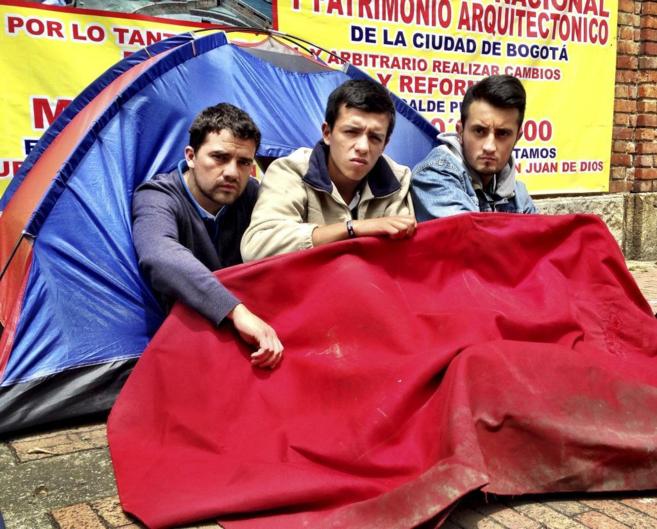 Novilleros en huelga de hambre en la plaza de la Santamara