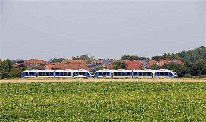 Imagen de un tren de Alstom.