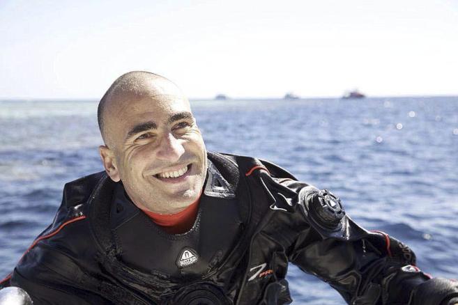 Ahmed Gabr, ganador del récord Guiness de profundidad de Buceo.